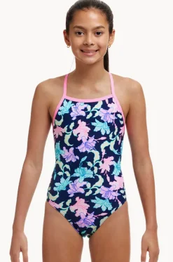 One Pieces^Funkita Girls Fast Flow Tie Me Tight One Piece Navy/multi