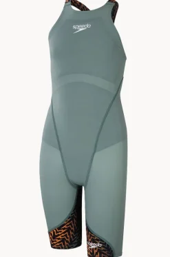 Fastskin Racing Suits|Legsuits^Speedo Girls Fastskin LZR Ignite Kneeskin Black/green