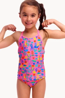 Tankini Sets^Funkita Girls Fishilicious Tankini Set Pink/multi