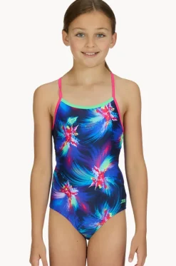 One Pieces^Zoggs Girls Flair Sprintback One Piece Blue/pink