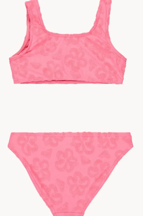 Bikini Sets^Roxy Girls Flip Flower Bralette Set Pink