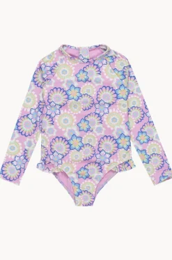 Rashies & Sunsuits^Roxy Girls Flower Party Sunsuit Lilac