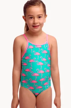 One Pieces^Funkita Girls Go Flamingo One Piece Teal/pink