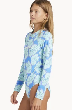 Rashies & Sunsuits^Billabong Girls Happy Hibiscus Sunsuit Blue
