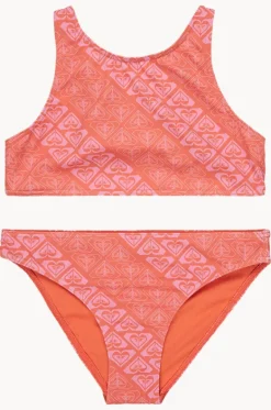 Bikini Sets^Roxy Girls Heart N Soul Crop Set Ember