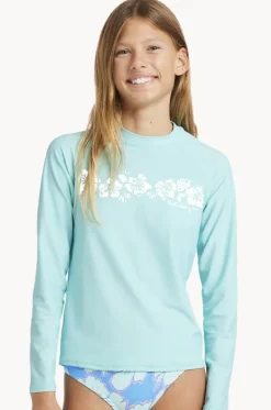 Rashies & Sunsuits^Billabong Girls Heat Wave Long Sleeve Suntop Spearmint