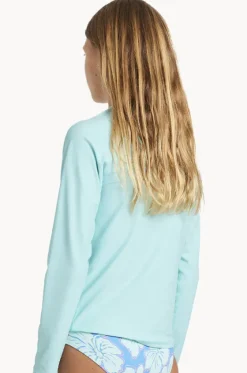 Rashies & Sunsuits^Billabong Girls Heat Wave Long Sleeve Suntop Spearmint