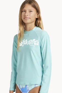 Rashies & Sunsuits^Billabong Girls Heat Wave Long Sleeve Suntop Spearmint