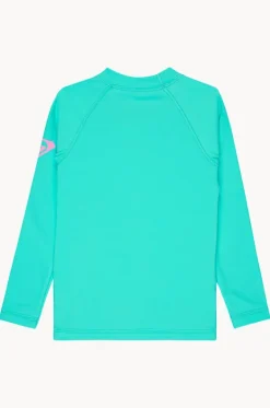 Rashies & Sunsuits^Roxy Girls Heater Long Sleeve Suntop Polynya