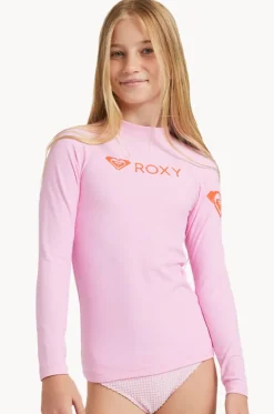 Rashies & Sunsuits^Roxy Girls Heater Long Sleeve Suntop Bonbon