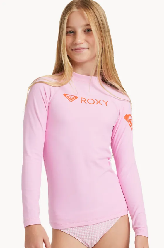 Rashies & Sunsuits^Roxy Girls Heater Long Sleeve Suntop Bonbon
