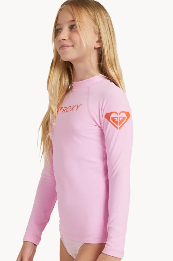 Rashies & Sunsuits^Roxy Girls Heater Long Sleeve Suntop Bonbon