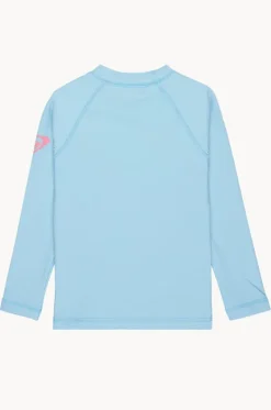 Rashies & Sunsuits^Roxy Girls Heater Long Sleeve Suntop Sky blue