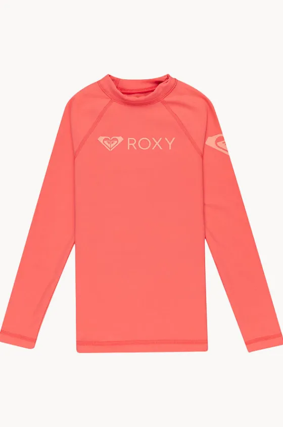 Rashies & Sunsuits^Roxy Girls Heater Long Sleeve Suntop Dubarry