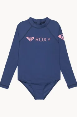 Rashies & Sunsuits^Roxy Girls Heater Long Sleeve Sunsuit Ocean
