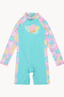 Rashies & Sunsuits^Roxy Girls Hibiscus Jam Tropical Square Spring Suit