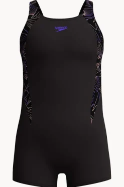 Legsuits^Speedo Girls Hyperboom Splice Legsuit Black/orange