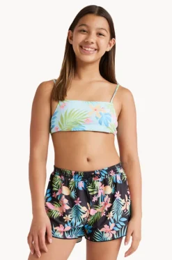 Boardshorts^Billabong Girls In Da Jungle Swim Short BLACK