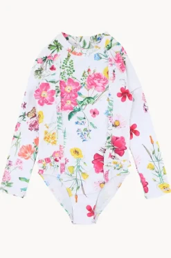 Rashies & Sunsuits^Minihaha Girls Ivy Sunsuit Blue/Natural