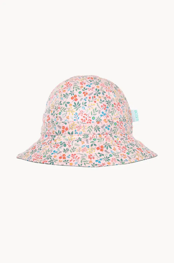 Hats^Acorn Girls Juliette Wide Brim Sunhat Pink/multi