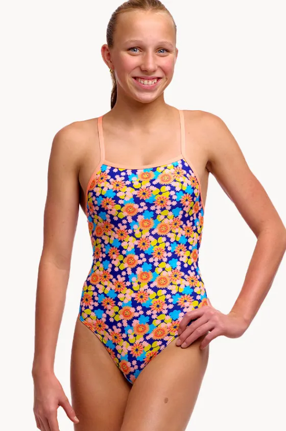 One Pieces^Funkita Girls Killer Flowers Tie Me Tight One Piece Multi