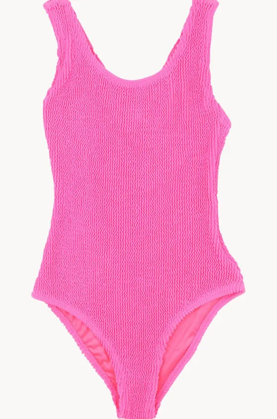 One Pieces^Minihaha Girls Koa One Piece Fluro Pink