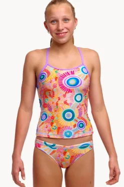 Tankini Sets^Funkita Girls Kulin Colour Tankini Set Multi