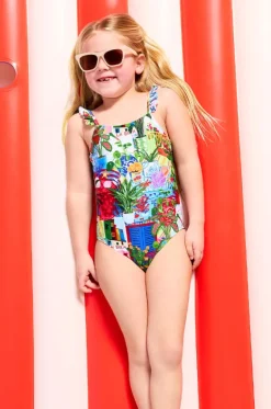 One Pieces^Seafolly Girls Girls La Boca Frill One Piece Multi