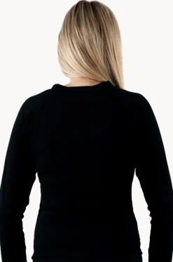 Rashies & Sunsuits^Base Swim Girls Long Sleeve Rashie Black