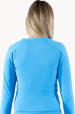 Rashies & Sunsuits^Base Swim Girls Long Sleeve Rashie Azure
