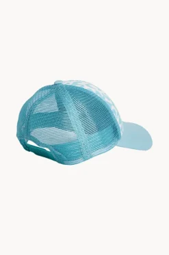 Hats^Billabong Girls Lost On You Trucker Cap Mist Blue