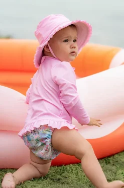 Swim Nappies^Minihaha Girls Lula Aqua Nappy Blue/multi