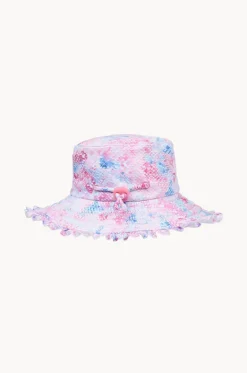 Hats^Minihaha Girls Malia Sequin Sunhat Pink/Blue