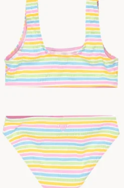 Bikini Sets^Roxy Girls Mirage Stripe Bralette Set Multi