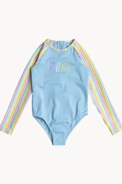 Rashies & Sunsuits^Roxy Girls Mirage Stripe Sunsuit Blue/Multi