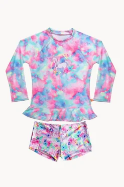 Rashies & Sunsuits^Salty Ink Girls Miss er Long Sleeve Suntop Set Dream