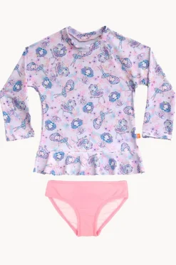 Rashies & Sunsuits^Salty Ink Girls Miss Fairy Suntop Set Purple/Pink