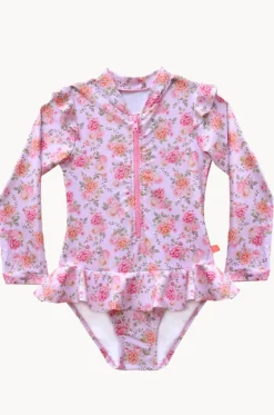 Rashies & Sunsuits^Salty Ink Girls Miss Rosie Sunsuit Pink
