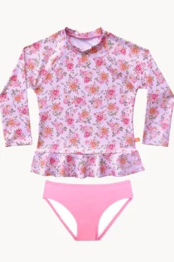 Rashies & Sunsuits^Salty Ink Girls Miss Rosie Suntop Set Pink