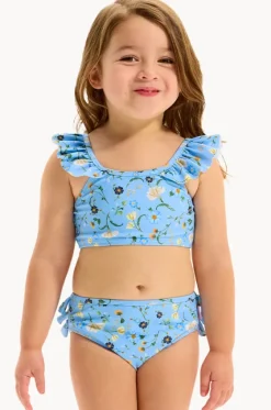 Bikini Sets^Seafolly Girls Girls Modern Romance Crop Set Blue