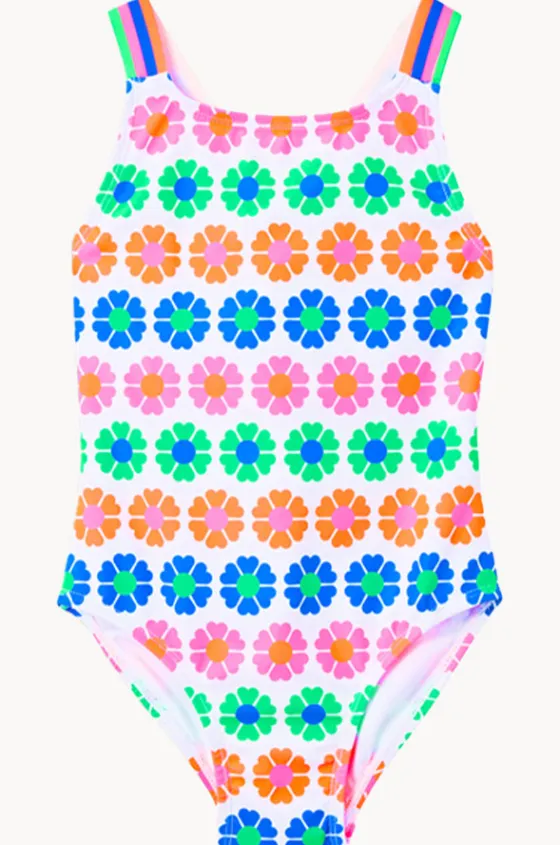 One Pieces^Milky Girls Neon Fun Sporty One Piece Blue/Natural