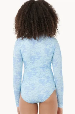 Rashies & Sunsuits^Rip Curl Girls Oceanic Rib Sunsuit Teal