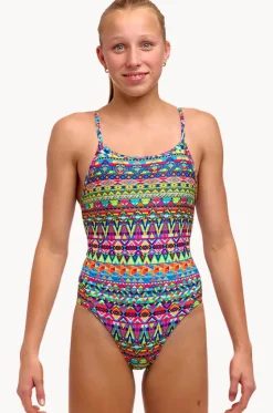 One Pieces^Funkita Girls Packed Up Diamond Back One Piece Multi
