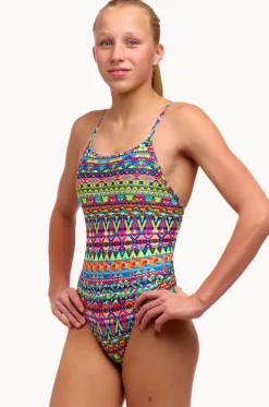 One Pieces^Funkita Girls Packed Up Diamond Back One Piece Multi