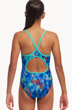 One Pieces^Funkita Girls Paint Press Diamond Back One Piece Blue/orange