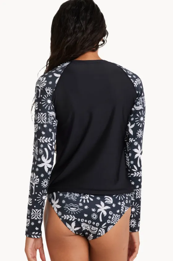 Rashies & Sunsuits^Billabong Girls Paradise Stamp Suntop Set Black