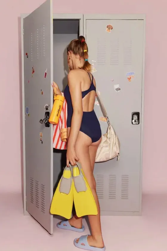 Period Swimwear|One Pieces^Modibodi Girls Performance One Piece Navy