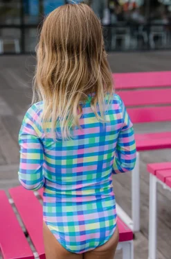 Rashies & Sunsuits^Milky Girls Picnic Check Sunsuit Multi