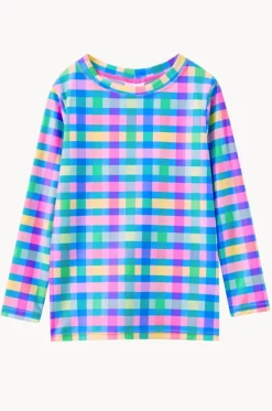 Rashies & Sunsuits|Rashies & Sunsuits^Milky Girls Picnic Check Suntop Multi