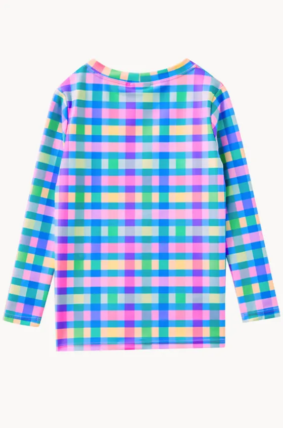 Rashies & Sunsuits|Rashies & Sunsuits^Milky Girls Picnic Check Suntop Multi